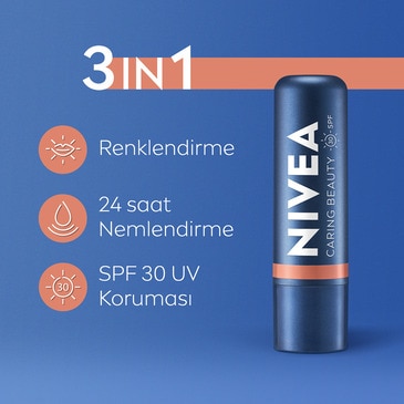 Nivea Renkli Dudak Bak M Kremi Nude G Spf E Vitamini Dudak Ve